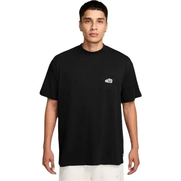 Nike NIKE SPORTSWEAR CLUB Pánské triko, černá, velikost