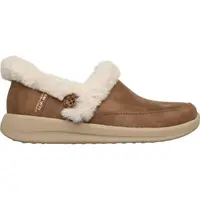 Skechers COZY ESCAPE Dámské zateplené pantofle, hnědá, velikost