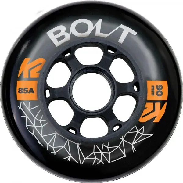 K2 BOLT 90/85A WHEEL 4 PACK BLK Kolečka k in-line bruslím, černá, velikost