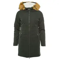 LOAP NAVARA Dámský kabát, tmavě zelená, velikost