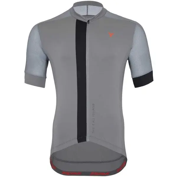 SILVINI CARNIO Pánský celopropínací cyklistický dres, šedá, velikost XXXL