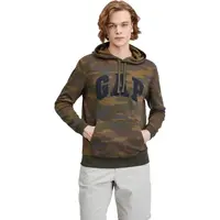 GAP PRINTED HERITAGE LOGO Pánská mikina, khaki, velikost