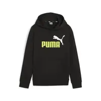 Puma ESS + 2 COL BIG LOGO HOODIE FL B Chlapčenská mikina, čierna, veľkosť