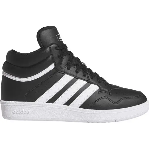 adidas HOOPS 4.0 MID J Dětské kotníkové tenisky, černá, velikost 37 1/3