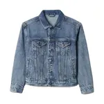 GAP DENIM ICON Chlapecká bunda, modrá, velikost