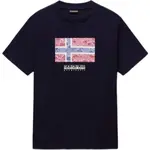 Napapijri S-DRAPEAU Pánské tričko, tmavě modrá, velikost
