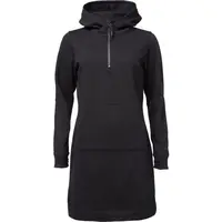 Willard AYSU Dlouhé dámské mikinové šaty, černá, velikost XXL