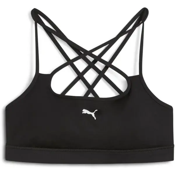 Puma MOVE STRAPPY BRA Dámská sportovní podprsenka, černá, velikost