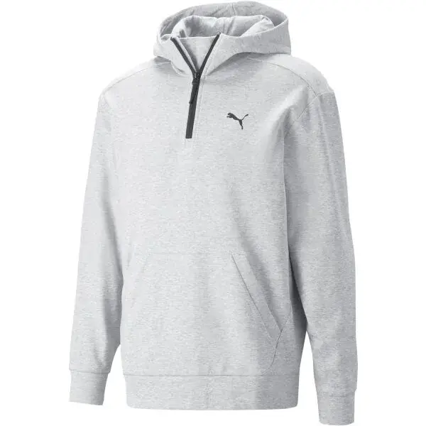 Puma RAD/CAL HALF-ZIP DK HOODIE Pánská mikina, šedá, velikost XXL