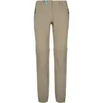 KILPI HOSIO Dámské outdoorové kalhoty 2v1, béžová, velikost