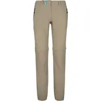 KILPI HOSIO Dámské outdoorové kalhoty 2v1, béžová, velikost