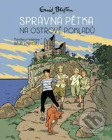 Správná pětka na ostrově pokladů (Komiks) - Enid Blyton, Nataël, Bèja - kniha z kategorie Beletrie pro děti