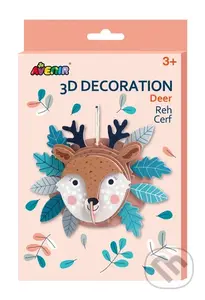 3D dekorace na zeď - Jelen - puzzle z kategorie 3D puzzle