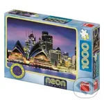 Opera v Sydney NEON - puzzle z kategorie Města a stavby