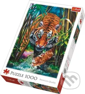 Plížící se tygr - puzzle z kategorie Zvířata