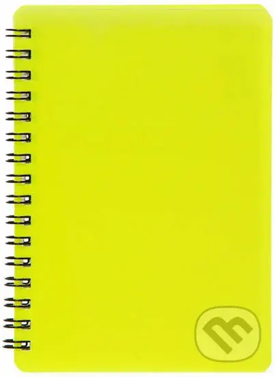 Plastic blok NEON žlutý A6