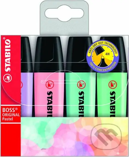 STABILO BOSS pastel - sada 4 ks
