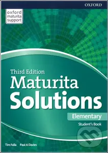 Maturita Solutions - Elementary - Student's Book + Online Pack (SK Edition) (3rd Edition) - Paul Davies, Tim Falla