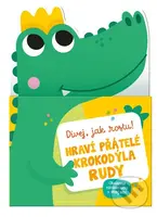 Hraví přátelé krokodýla Rudy (Oboustranná rozkládací knížka + dětský metr!) - kniha z kategorie Pohádky