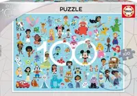 Disney 100 let výročí - Postavy - puzzle z kategorie Disney