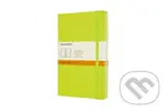 Moleskine - zápisník žltozelený (stredný, linajkovaný, tvrdá väzba)