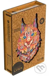 Rys S (Unidragon drevené puzzle) - puzzle z kategorie Zvířata