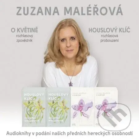 O květině / Houslový klíč (2CD) - Zuzana Maléřová - audiokniha z kategorie Beletrie