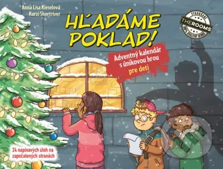 Hľadáme poklad!: Adventný kalendár pre deti s únikovou hrou - kniha z kategorie Beletrie pro děti