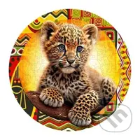 Malý roztomilý leopard, dřevěné - puzzle z kategorie Zvířata
