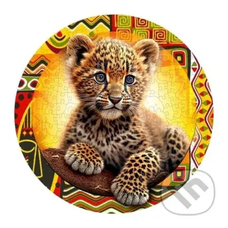 Malý roztomilý leopard, dřevěné - puzzle z kategorie Zvířata
