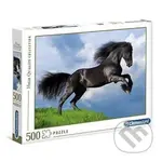 Černý kůň - puzzle z kategorie Zvířata