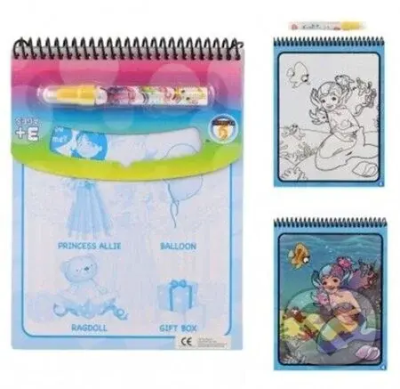 Blok s tužkou princezny (Kouzelné malování vodou)