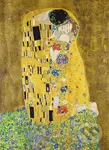 Dřevěné puzzle Art Gustav Klimt Polibek - puzzle z kategorie Umělecké