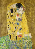 Dřevěné puzzle Art Gustav Klimt Polibek - puzzle z kategorie Umělecké