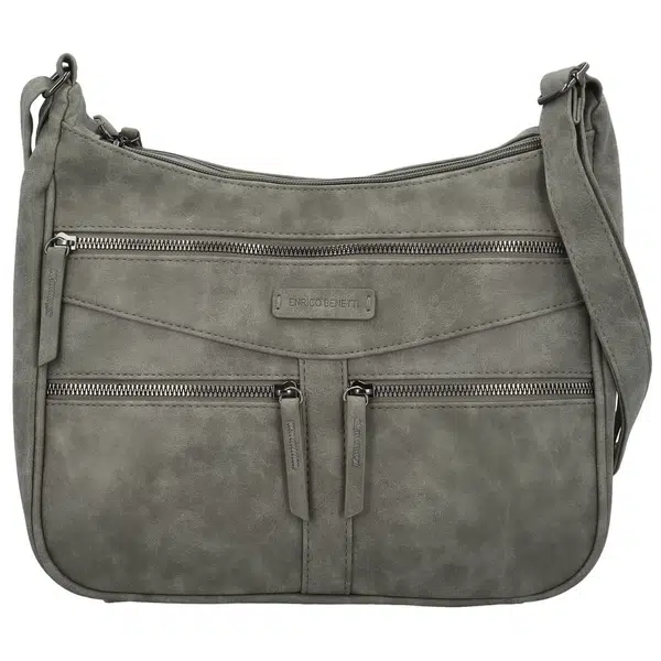 Dámska crossbody kabelka šedá - Enrico Benetti Iballa