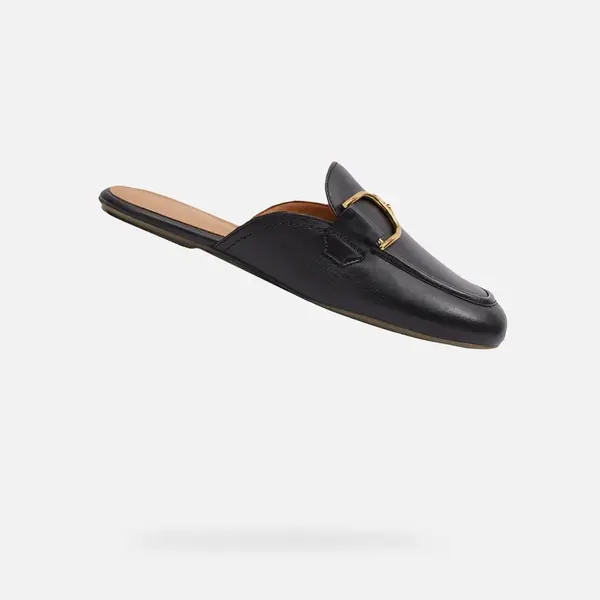 Black women's moccasins Geox Palmaria - Women's