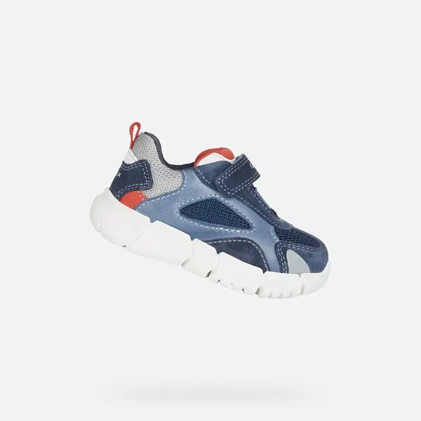 Tmavě modré chlapecké tenisky Geox Flexyper - Kluci