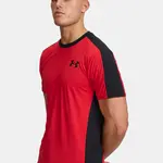 Pánské tričko Under Armour UA HG Wordmark SS-RED - Pánské