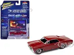 1966 Pontiac GTO Montero Red "USPS (United States Postal Service)" Pop Culture 2024 Release 1 1/64 Diecast Model Car by Johnny Lightning
