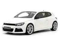 2008 Volkswagen Scirocco 3 R Phase 1 Candy White Limited Edition to 999 pieces Worldwide 1/18 Model Car by Otto Mobile