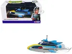 Stingray Submarine Blue and Silver with Yellow Stripes "Gerry Andersons Stingray" (1964) TV Series Diecast Model by Corgi