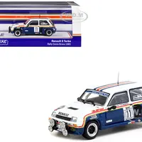 Renault 5 Turbo 11 Attila Ferjancz - Janos Tandari "Rothmans Racing" "Rally Costa Brava" (1985) "Hobby64" Series 1/64 Diecast Model by Tarmac Works