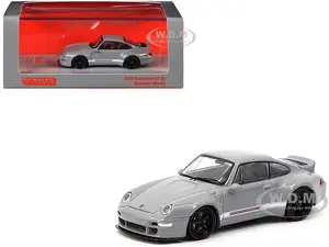 Gunther Werks 993 Gray "Road64" Series 1/64 Diecast Model Car by Tarmac Works