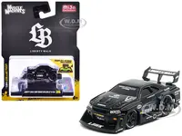 1999 Nissan Skyline GT-R (R34) 5 "Liberty Walk" Black 1/64 Diecast Model Car by Muscle Machines