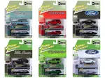 Johnny Lightning Collectors Tin 2025 Set of 6 Cars Release 1 Limited Edition 1 1/64 Diecast Model Cars by Johnny Lightning