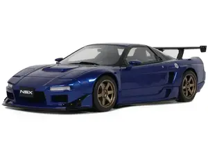2020 Honda NSX "by W-Autosport" Blue Metallic Limited Edition to 2000 pieces Worldwide 1/18 Model Car by Otto Mobile