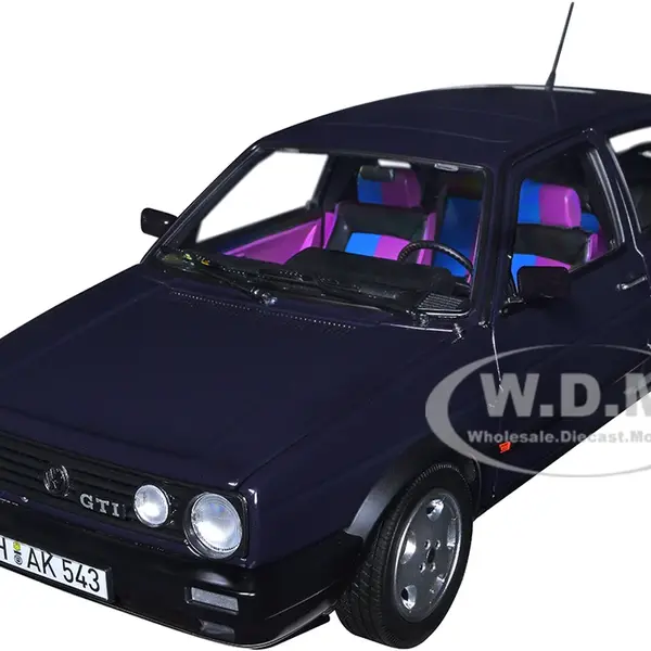 1991 Volkswagen Golf GTI "Fire and Ice" Dark Purple Metallic 1/18 Diecast Model Car by Norev