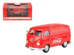 1962 Volkswagen Coca Cola Cargo Van Red 1/43 Diecast Model by Motor City Classics