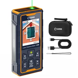 CIGMAN CD-120G Laser Distance Meter - 4x Camera P2P Tech 2.4" IPS Display IP68 Waterproof