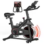 ROBORE SEB20 Stationary Exercise Bike 136kg Capacity Silent Belt Drive Comfort Seat & iPad/Bottle Holders